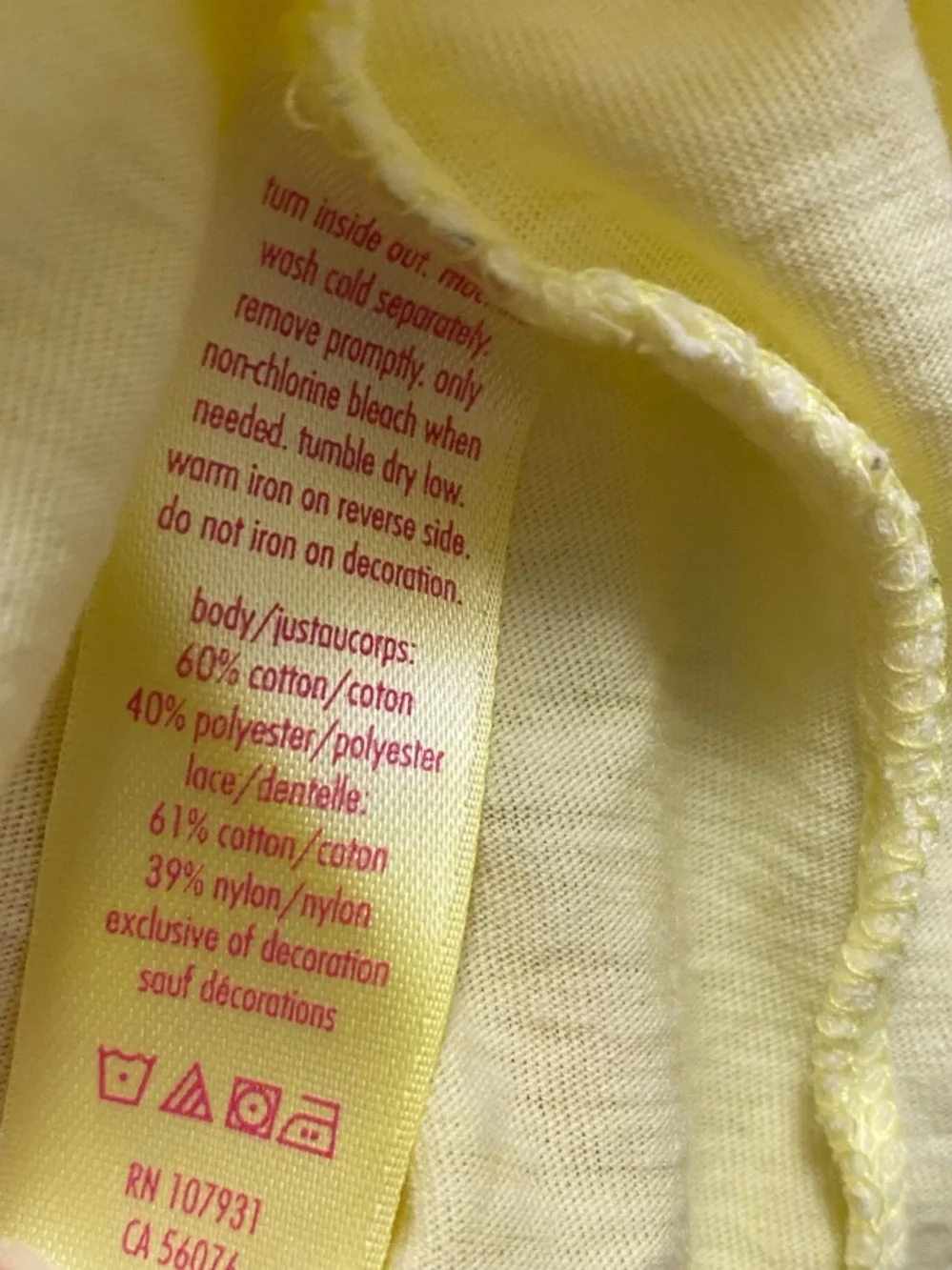 18 Plus Justice Bright Yellow Girls' juniors cold shoulder Top